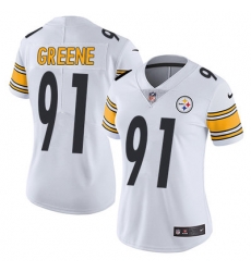 Nike Steelers #91 Kevin Greene White Womens Stitched NFL Vapor Untouchable Limited Jersey Nike Steelers #91 Kevin Greene White Womens Stitched NFL Vapor Untouchable Limited Jersey