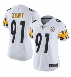 Nike Steelers #91 Stephon Tuitt White Womens Stitched NFL Vapor Untouchable Limited Jersey Nike Steelers #91 Stephon Tuitt White Womens Stitched NFL Vapor Untouchable Limited Jersey