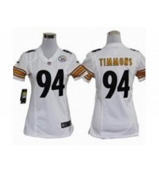 Nike Women NFL Pittsburgh Steelers #94 Lawrence Timmons white Jerseys Nike Women NFL Pittsburgh Steelers #94 Lawrence Timmons white Jerseys