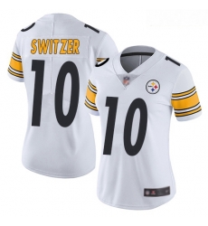 Women Nike Pittsburgh Steelers #10 Ryan Switzer Vapor Limited Home White Jersey Women Nike Pittsburgh Steelers #10 Ryan Switzer Vapor Limited Home White Jersey