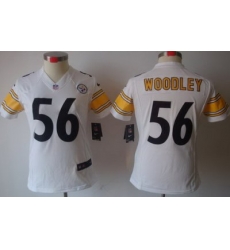 Women Nike Pittsburgh Steelers #56 Lamarr Woodley White Game LIMITED Nike NFL Jerseys Women Nike Pittsburgh Steelers #56 Lamarr Woodley White Game LIMITED Nike NFL Jerseys