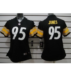 Women Nike Pittsburgh Steelers 95 Jarvis Jones Black LIMITED NFL Jersey Women Nike Pittsburgh Steelers 95 Jarvis Jones Black LIMITED NFL Jersey