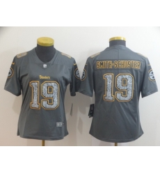 Women Nike Steelers 19 JuJu Smith Schuster Gray Camo Vapor Untouchable Limited Jersey Women Nike Steelers 19 JuJu Smith Schuster Gray Camo Vapor Untouchable Limited Jersey