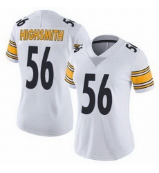 Women Pittsburgh Steelers #56 Alex Highsmith White Vapor Untouchable Limited Stitched Jersey Women Pittsburgh Steelers #56 Alex Highsmith White Vapor Untouchable Limited Stitched Jersey