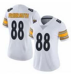 Women Pittsburgh Steelers Pat Freiermuth #88 White Vapor Limited Stitched Football Jersey Women Pittsburgh Steelers Pat Freiermuth #88 White Vapor Limited Stitched Football Jersey