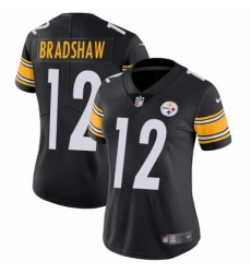Womens Nike Pittsburgh Steelers 12 Terry Bradshaw Black Team Color Vapor Untouchable Limited Player NFL Jersey Womens Nike Pittsburgh Steelers 12 Terry Bradshaw Black Team Color Vapor Untouchable Limited Player NFL Jersey