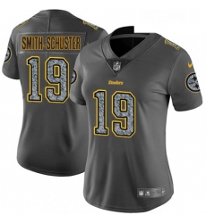 Womens Nike Pittsburgh Steelers 19 JuJu Smith Schuster Gray Static Vapor Untouchable Limited NFL Jersey Womens Nike Pittsburgh Steelers 19 JuJu Smith Schuster Gray Static Vapor Untouchable Limited NFL Jersey
