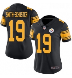 Womens Nike Pittsburgh Steelers 19 JuJu Smith Schuster Limited Black Rush Vapor Untouchable NFL Jersey Womens Nike Pittsburgh Steelers 19 JuJu Smith Schuster Limited Black Rush Vapor Untouchable NFL Jersey
