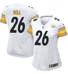Womens Nike Pittsburgh Steelers 26 LeVeon Bell Game White NFL Jersey Womens Nike Pittsburgh Steelers 26 LeVeon Bell Game White NFL Jersey