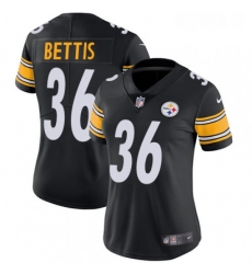 Womens Nike Pittsburgh Steelers 36 Jerome Bettis Black Team Color Vapor Untouchable Limited Player NFL Jersey Womens Nike Pittsburgh Steelers 36 Jerome Bettis Black Team Color Vapor Untouchable Limited Player NFL Jersey