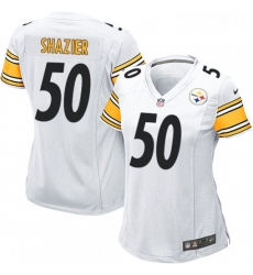 Womens Nike Pittsburgh Steelers 50 Ryan Shazier Game White NFL Jersey Womens Nike Pittsburgh Steelers 50 Ryan Shazier Game White NFL Jersey
