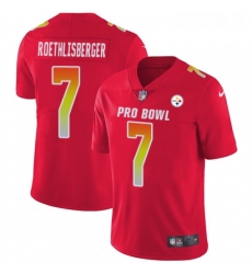 Womens Nike Pittsburgh Steelers 7 Ben Roethlisberger Limited Red 2018 Pro Bowl NFL Jersey Womens Nike Pittsburgh Steelers 7 Ben Roethlisberger Limited Red 2018 Pro Bowl NFL Jersey