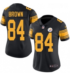 Womens Nike Pittsburgh Steelers 84 Antonio Brown Elite Black Rush Vapor Untouchable NFL Jersey Womens Nike Pittsburgh Steelers 84 Antonio Brown Elite Black Rush Vapor Untouchable NFL Jersey