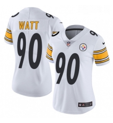 Womens Nike Pittsburgh Steelers 90 T J Watt Elite White NFL Jersey Womens Nike Pittsburgh Steelers 90 T J Watt Elite White NFL Jersey