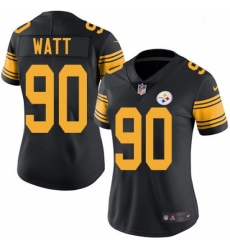 Womens Nike Pittsburgh Steelers 90 T J Watt Limited Black Rush Vapor Untouchable NFL Jersey Womens Nike Pittsburgh Steelers 90 T J Watt Limited Black Rush Vapor Untouchable NFL Jersey