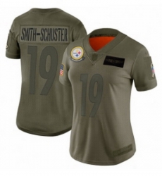 Womens Pittsburgh Steelers 19 JuJu Smith Schuster Limited Camo 2019 Salute to Service Football Jersey Womens Pittsburgh Steelers 19 JuJu Smith Schuster Limited Camo 2019 Salute to Service Football Jersey