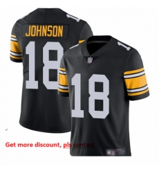 Steelers 18 Diontae Johnson Black Alternate Youth Stitched Football Vapor Untouchable Limited Jersey Steelers 18 Diontae Johnson Black Alternate Youth Stitched Football Vapor Untouchable Limited Jersey