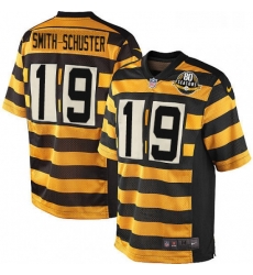 Youth Nike Pittsburgh Steelers 19 JuJu Smith Schuster Limited YellowBlack Alternate 80TH Anniversary Throwback NFL Jersey Youth Nike Pittsburgh Steelers 19 JuJu Smith Schuster Limited YellowBlack Alternate 80TH Anniversary Throwback NFL Jersey