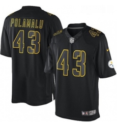 Youth Nike Pittsburgh Steelers 43 Troy Polamalu Limited Black Impact NFL Jersey Youth Nike Pittsburgh Steelers 43 Troy Polamalu Limited Black Impact NFL Jersey