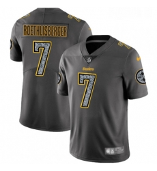 Youth Nike Pittsburgh Steelers 7 Ben Roethlisberger Gray Static Vapor Untouchable Limited NFL Jersey Youth Nike Pittsburgh Steelers 7 Ben Roethlisberger Gray Static Vapor Untouchable Limited NFL Jersey