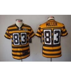 Youth Nike Pittsburgh Steelers 83# Heath Miller Yellow-Black 80th Patch Limited Jerseys Youth Nike Pittsburgh Steelers 83# Heath Miller Yellow-Black 80th Patch Limited Jerseys