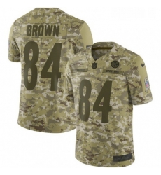 Youth Nike Pittsburgh Steelers 84 Antonio Brown Limited Camo 2018 Salute to Service NFL Jersey Youth Nike Pittsburgh Steelers 84 Antonio Brown Limited Camo 2018 Salute to Service NFL Jersey