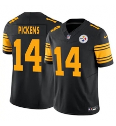 Youth Pittsburgh Steelers 14 George Pickens Rush Vapor Untouchable Limited Stitched Jersey Youth Pittsburgh Steelers 14 George Pickens Rush Vapor Untouchable Limited Stitched Jersey