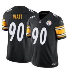 Youth Pittsburgh Steelers 90 T J Watt Black 2023 F U S E Vapor Untouchable Limited Stitched Jerseys Youth Pittsburgh Steelers 90 T J Watt Black 2023 F U S E Vapor Untouchable Limited Stitched Jerseys