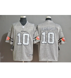 49ers 10 Jimmy Garoppolo 2019 Gray Gridiron Gray Vapor Untouchable Limited Jersey 49ers 10 Jimmy Garoppolo 2019 Gray Gridiron Gray Vapor Untouchable Limited Jersey
