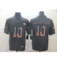 49ers 10 Jimmy Garoppolo 2019 Salute To Service USA Flag Fashion Limited Jersey 49ers 10 Jimmy Garoppolo 2019 Salute To Service USA Flag Fashion Limited Jersey