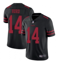 49ers 14 Jalen Hurd Black Alternate Men Stitched Football Vapor Untouchable Limited Jersey 49ers 14 Jalen Hurd Black Alternate Men Stitched Football Vapor Untouchable Limited Jersey