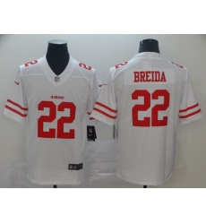 49ers 22 Matt Breida White Vapor Untouchable Limited Jesey 49ers 22 Matt Breida White Vapor Untouchable Limited Jesey