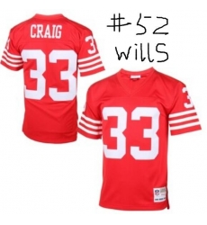 49ers Throwback Jersey 52 Wills 49ers Throwback Jersey 52 Wills