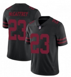 Men NFL San Francisco 49ers 23 Christian McCaffrey Black Vapor Untouchable Limited Stitched Jersey Men NFL San Francisco 49ers 23 Christian McCaffrey Black Vapor Untouchable Limited Stitched Jersey