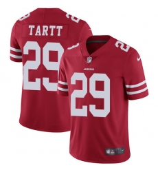 Men Nike 49ers #29 Jaquiski Tartt Red Team Color Stitched NFL Vapor Untouchable Limited Jersey Men Nike 49ers #29 Jaquiski Tartt Red Team Color Stitched NFL Vapor Untouchable Limited Jersey