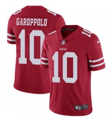 Men Nike San Francisco 49ers Jimmy Garoppolo 10 Red Vapor Untouchable Limited NFL Jersey Men Nike San Francisco 49ers Jimmy Garoppolo 10 Red Vapor Untouchable Limited NFL Jersey