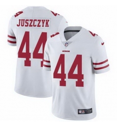 Men Nike San Francisco 49ers Kyle Juszczyk 44 White Vapor Untouchable Limited NFL Jersey Men Nike San Francisco 49ers Kyle Juszczyk 44 White Vapor Untouchable Limited NFL Jersey