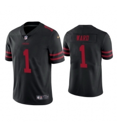 Men San Francisco 49ers 1 Jimmie Ward Black Vapor limited Jersey Men San Francisco 49ers 1 Jimmie Ward Black Vapor limited Jersey