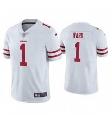 Men San Francisco 49ers 1 Jimmie Ward White Vapor limited Jersey Men San Francisco 49ers 1 Jimmie Ward White Vapor limited Jersey
