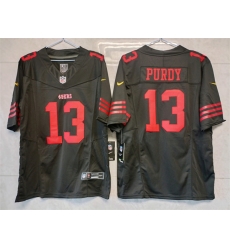 Men San Francisco 49ers 13 Brock Purdy Black 2023 F U S E Vapor Untouchable Limited Stitched Football Jersey Men San Francisco 49ers 13 Brock Purdy Black 2023 F U S E Vapor Untouchable Limited Stitched Football Jersey