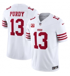 Men San Francisco 49ers 13 Brock Purdy White 2023 F U S E With 1 Star C Patch Vapor Untouchable Limited Stitched Football Jersey Men San Francisco 49ers 13 Brock Purdy White 2023 F U S E With 1 Star C Patch Vapor Untouchable Limited Stitched Football Jersey