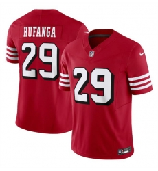 Men San Francisco 49ers 29 Talanoa Hufanga New Red 2023 F U S E Stitched Football Jersey Men San Francisco 49ers 29 Talanoa Hufanga New Red 2023 F U S E Stitched Football Jersey