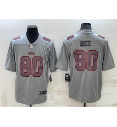 Men San Francisco 49ers 80 Jerry Rice Grey Atmosphere Fashion Stitched Jersey Men San Francisco 49ers 80 Jerry Rice Grey Atmosphere Fashion Stitched Jersey