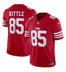 Men San Francisco 49ers 85 George Kittle Red 2023 F U S E Vapor Untouchable Limited Stitched Football Jersey Men San Francisco 49ers 85 George Kittle Red 2023 F U S E Vapor Untouchable Limited Stitched Football Jersey