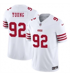 Men San Francisco 49ers 92 Chase Young White 2023 F U S E Stitched Football Jersey Men San Francisco 49ers 92 Chase Young White 2023 F U S E Stitched Football Jersey