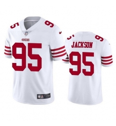 Men San Francisco 49ers 95 Drake Jackson 2022 White Vapor Untouchable Stitched Football Jersey Men San Francisco 49ers 95 Drake Jackson 2022 White Vapor Untouchable Stitched Football Jersey