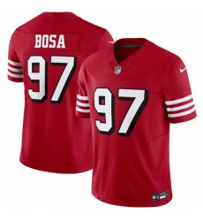 Men San Francisco 49ers 97 Nick Bosa New Red 2023 F.U.S.E. Vapor Untouchable Limited Stitched Football Jersey Men San Francisco 49ers 97 Nick Bosa New Red 2023 F.U.S.E. Vapor Untouchable Limited Stitched Football Jersey