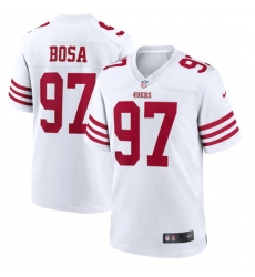Men San Francisco 49ers 97 Nike Bosa 2022 New White Stitched Game Jersey Men San Francisco 49ers 97 Nike Bosa 2022 New White Stitched Game Jersey