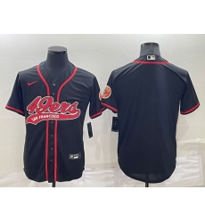 Men San Francisco 49ers Blank Black Stitched Jersey Men San Francisco 49ers Blank Black Stitched Jersey