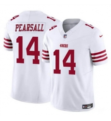Men San Francisco 49ers White 2024 Draft F U S E Vapor Untouchable Limited Stitched Football Jersey Men San Francisco 49ers White 2024 Draft F U S E Vapor Untouchable Limited Stitched Football Jersey